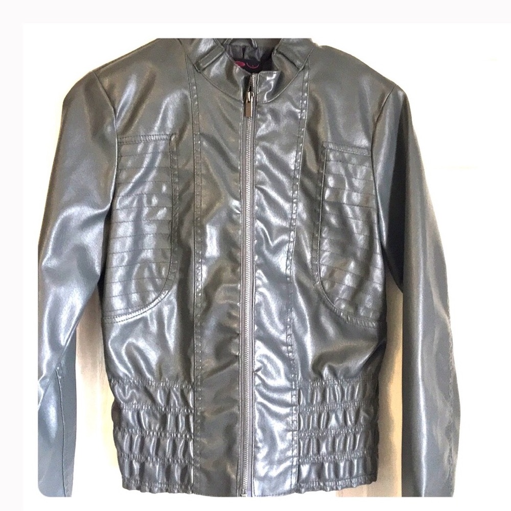 Faux Leather Vintage Jacket - Very Stylish